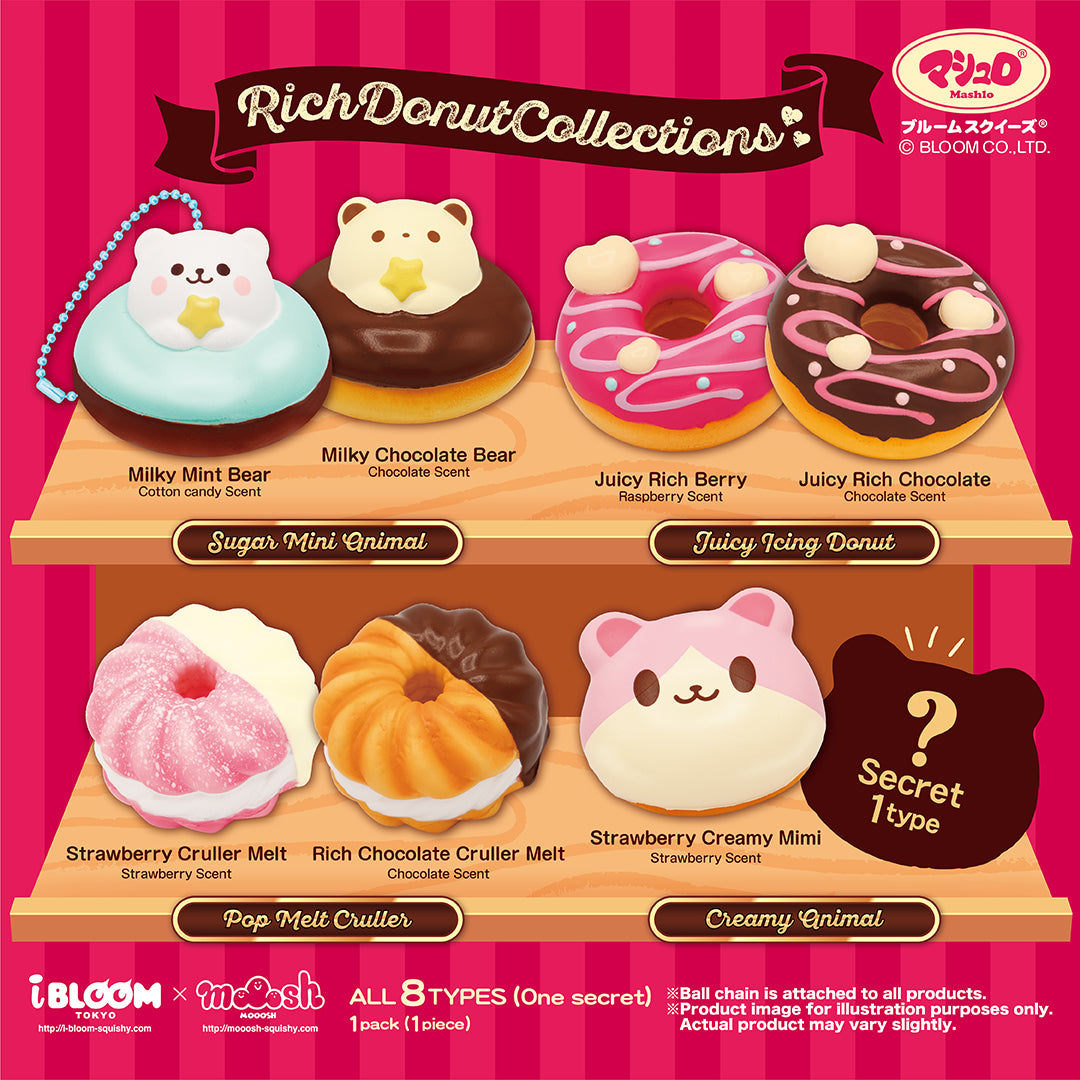 iBloom Rich Donut Collection Squishy Bunnifulwishes