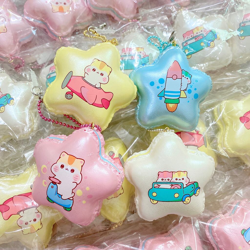 Poli Star Macaron Squishy by Popularboxes - Bunnifulwishes