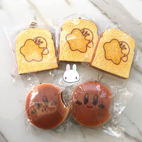 Kirby Toast and Doriyaki Squishy