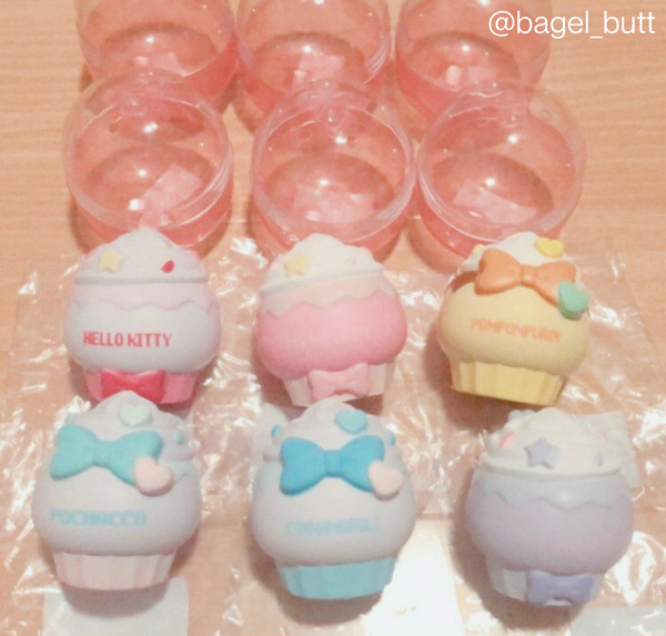 Sanrio Character Gacha Cupcake Squishy