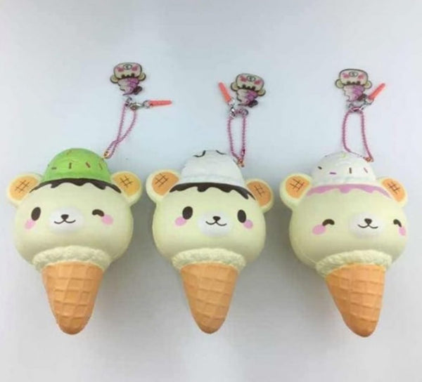 YummiiBear Jumbo Ice Cream Cone Squishy by CreamiiCandy - Bunnifulwishes